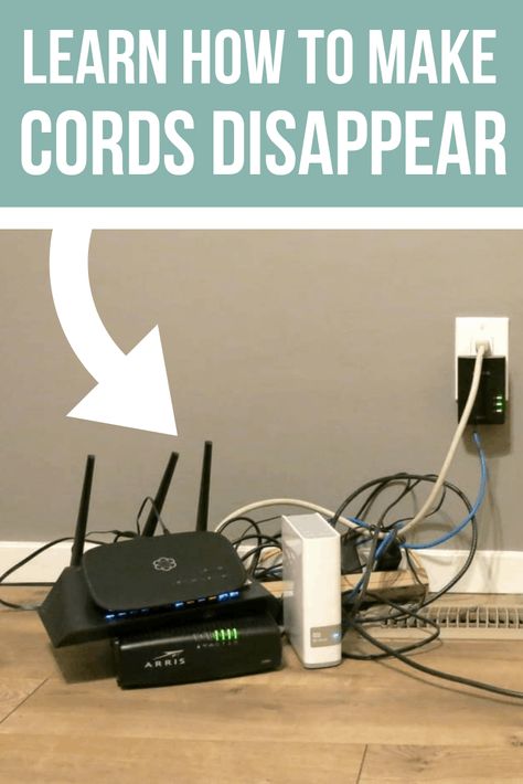 How To Organize Wires Cords, How To Hide Cables, How To Hide Tv Cords, How To Hide Cords, Diy Hide Tv Cords, Hide Tv Cords On Wall, Cable Tidy Ideas, Cable Box Storage, Hiding Tv Cords On Wall