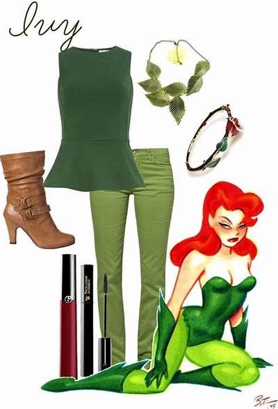 Designer Clothes, Shoes & Bags for Women | SSENSE | Poison ivy ... Mystique Costume, Poison Ivy Halloween Costume, Ivy Cosplay, Ivy Costume, Halloween Costumes 2014, Poison Ivy Cosplay, Poison Ivy Costumes, Gotham Girls, Casual Cosplay