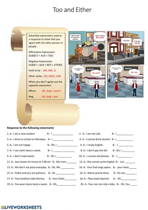Agreeing and disagreeing online worksheet for BASIC. You can do the exercises online or download the worksheet as pdf. Agreeing And Disagreeing, Language Functions, Agree To Disagree, The Worksheet, English As A Second Language (esl), English As A Second Language, English Study, New Students, School Subjects