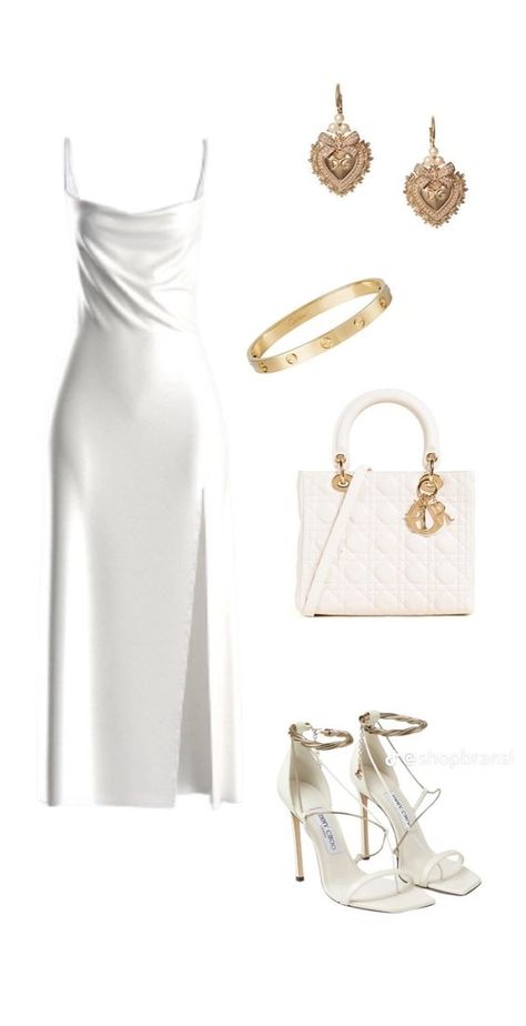 White Spring Dress Outfit, Outfits From Shein Summer, Outfit Ideas Dressy Classy, Fancy Outfits Dresses, Date Outfit Dress, Fancy Dinner Outfit, Estilo Dark, Alledaagse Outfits, Mode Hipster