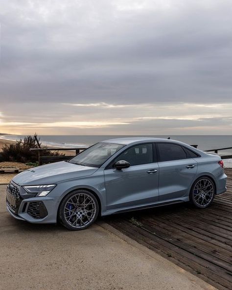 Auditography 📸 on Instagram: "Has Audi done enough with the new RS3 Performance? Share your thoughts. Head over to the YouTube channel and see the new videos of this, the TT-RS iconic edition and the new R8 GT. Car: 2023 @Audi RS3 Sedan Performance 1of300 Engine: 2.5L 5cyl Turbo - 407hp/299kW/500Nm/360lbft of torque, with the maximum power available between 5700-7000rpm Performance 0-100km/h: 3.39sec (tested), 3.8sec (official), Top Speed: 300kmh - 186 mph Color: Arrow grey + carbon optics  O Rs3 Audi 2023, Audi Rs3 Sedan, R8 Gt, Audi A3 Sedan, 2023 Audi, Car 2023, Liverpool Fc Wallpaper, Audi Rs3, Engine 2
