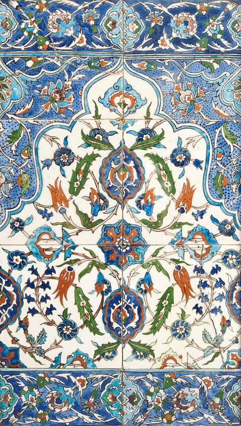 Desktop Wallpaper Simple, Fabric Tiles, Mughal Art Paintings, Turkey Art, Iznik Tile, Sky Art Painting, Turkish Tile, Ceramic Framed, Turkey Pattern