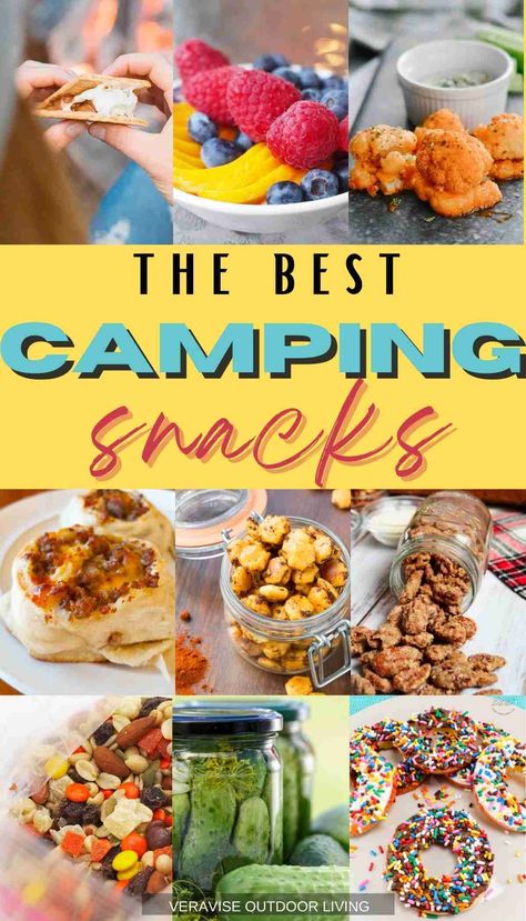 Premade Camping Snacks, Hiking Snacks For Kids, Camp Snacks For Kids, Camping Snacks For Kids, Healthy Camping Snacks, Easy Camping Snacks, Rv Meals, Campfire Snacks, Camping Food Make Ahead