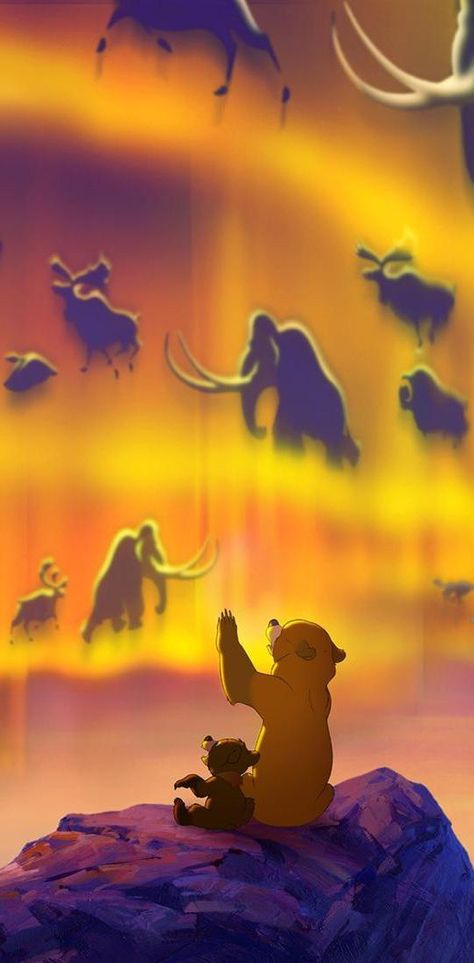 Brother Bear Wallpaper, Brother Bear Art, Disneyland Images, Anime Sites, Images Disney, Brother Bear, Disney Background, Iphone Wallpaper Hd Nature, Disney Phone Wallpaper