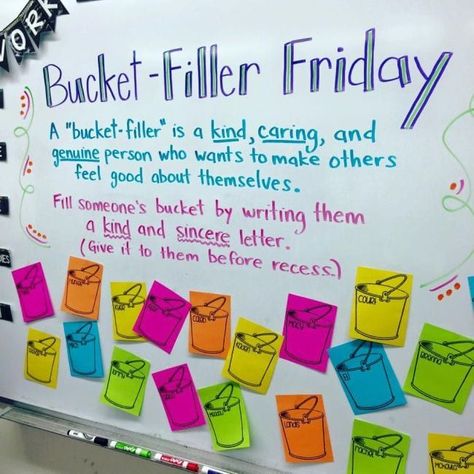 Classroom Sayings Inspirational, Pass On The Positivity Bulletin Board, Office Morale, Morning Questions, Bucket Filler Activities, Friendship Friday, Whiteboard Prompts, Class Rewards, Whiteboard Messages