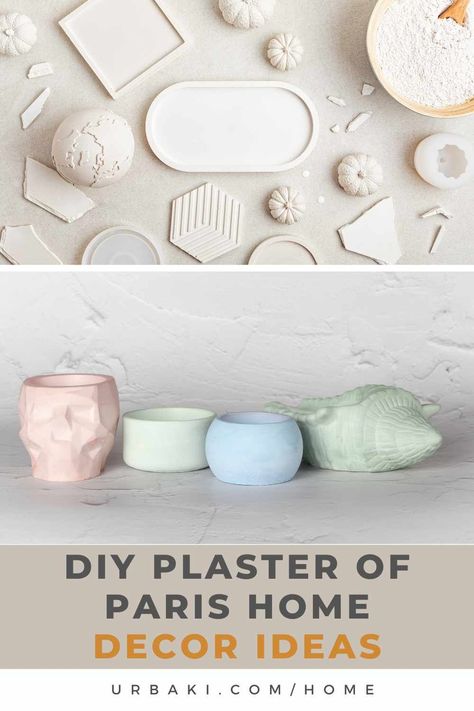 If you're looking for an affordable and creative way to breathe new life into your home decor, you're in for a treat. Plaster of Paris is a versatile material that can be used for a wide range of DIY projects. In this article, we'll explore 10 easy and charming home decor ideas that you can make at home with Plaster of Paris. We've even put together a step-by-step video tutorial to guide you through each project. Crafting Your Space: The Magic of Plaster of Paris: Plaster of Paris is a... Fimo, Plaster Of Paris Tray, Diy Plaster Of Paris Recipe, Plaster Tray Diy, Plaster Paris Crafts, Diy With Plaster Of Paris, Plaster Of Paris Coasters, Crafts With Plaster Of Paris, Diy Plaster Decor