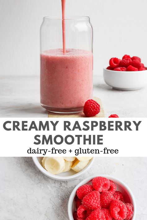 Smoothies With Raspberries, Raspberry Smoothie Recipe, Healthy Raspberry Smoothie, Smoothie Recipes Raspberry, Raspberry Juice Recipe, Raspberry Smoothie Recipes Healthy, Raspberry Smoothie Healthy, Rasberry Smoothie, Banana Raspberry Smoothie