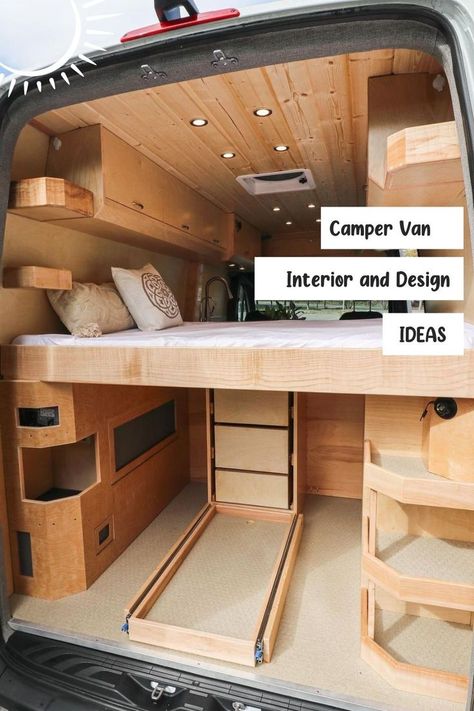 Some people want to have a small and compact vehicle for traveling. That's why the camper vans pop up to the top. camper van interior kits | diy campervan ideas | campervan interior design ideas | campervan interior accessories | van conversion kits with bathroom | campervan interior ideas | small camper van interior ideas | camper van interiors Campervan Interior Ideas, Ford Van Conversion, Camper Van Interior Ideas, Van Interior Ideas, Ford Transit Camper Conversion, Van Conversion Kits, Ford Transit Conversion, Rv Life Hacks, Camper Van Interior