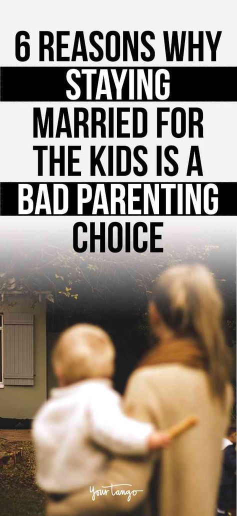 Staying married for the kids might sound like a good idea, but is it actually more harmful than getting divorced? #marriage #kids #parenting #divorce Funny Quotes For Husband, Bad Parenting Quotes, Husband Quotes Funny, Bad Marriage, Divorce Advice, Parenting Mistakes, Divorce Process, Funny Quotes For Kids, Best Marriage Advice