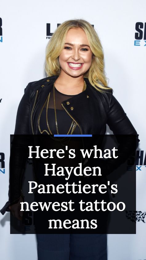 Hayden Panettiere has several tattoos. Actresses, Social Media, Hayden Panettiere, New Tattoo, Tattoo On, The List, New Tattoos, Graphic Sweatshirt, Entertainment