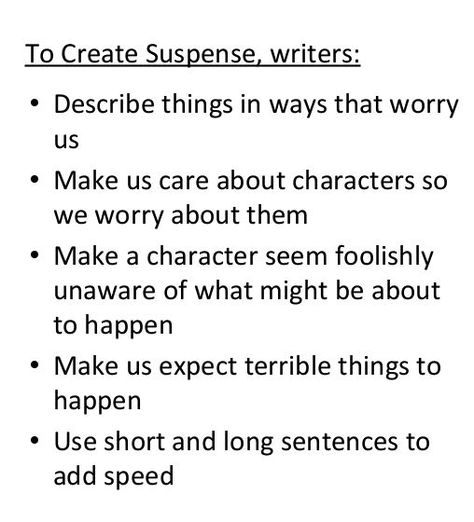 Humour, How To Write A Suspense Story, Writing Prompts Suspense, Horror Story Writing Tips, Suspense Prompts, How To Write Suspense, Horror Novel Ideas, Suspense Writing Prompts, Writing Suspense