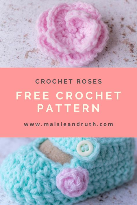 If you would like to learn how to work up a crochet rose in two different sizes, I have a free crochet pattern for you to try! These adorable little roses come in both a small size and a mini size. They are quick and simple crochet projects, perfect for beginners! #crochetflowersfreepattern #crochetflowertutorial #crochetflowersfreepatterneasy #crochetrosesfreepattern #crochetrosesfreepatternsimple Amigurumi Patterns, Crochet Small Flower, Crochet Rose Pattern, Crochet Applique Patterns Free, Summer Decorations, Crochet Flowers Easy, Crochet Flowers Free Pattern, Crochet Disney, Beginner Crochet Projects