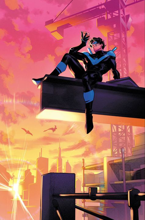 Dc Comics Nightwing, Dc Comic Wallpapers, Dc Heroes Wallpaper, Night Wing Fanart, Robin Dc Wallpaper, Red X Dc, Nightwing Comic Art, Nightwing Dc Comics, Nightwing Fanart