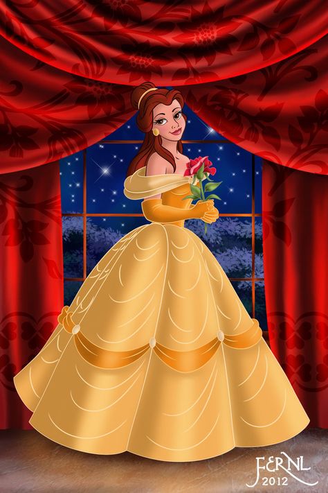 BELLE by FERNL Bell Princess, Fera Disney, Princesa Disney Bella, Bella Disney, Lindo Disney, My Birthday Gift, Beauty And The Beast Disney, The Beast Disney, Beast Disney