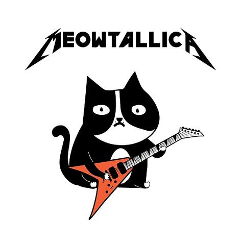 Cat Playing Guitar Shirt Cat Holding Guitar Drawing, Cat Playing Bass Guitar, Cat With Guitar Drawing, Cat Playing Guitar Tattoo, Cat Playing Guitar Drawing, Rockstar Cat, Rock And Roll Tshirt, Cat With Guitar, Drawing Guitar
