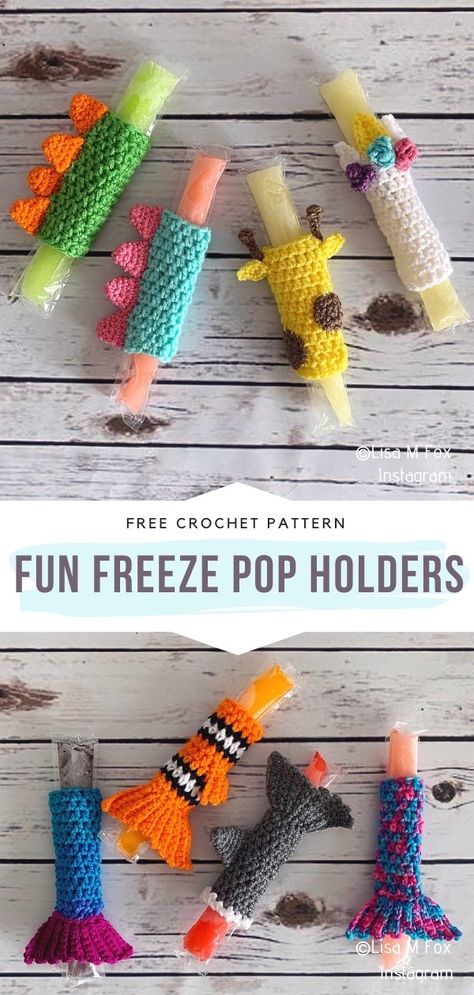 Crochet Pop Holders Amigurumi Patterns, Couture, Diy Crafts To Sell Unique, Functional Crochet Projects, Crochet Kitchen Items, Crochet Projects To Sell, Crochet Craft Fair, Frozen Crochet, Crochet Project Free