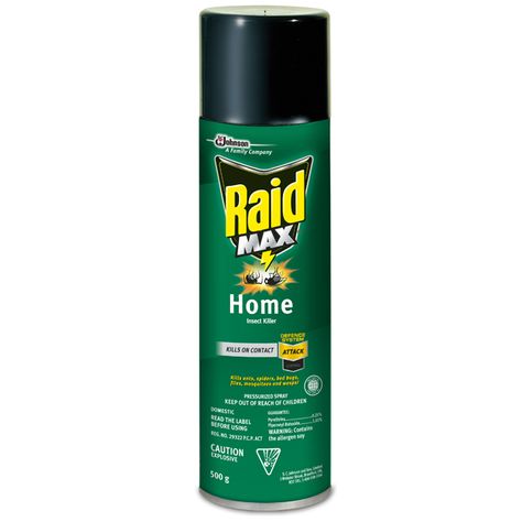 Say goodbye to unwanted guests with this Raid MAX(R) insecticide for home insects. This aerosol sold in can of 500 g helps you get rid of flies, mosquitoes, fleas, flying moths, gnats, spiders, bed bugs, sowbugs, carpet beetles, centipedes, ants, silverfish, wasps, and more! Keep out of reach of children. | Raid Max Raid Max Home Insect Killer 610841 Raid Max | Home Insect Killer | Rona Carpet Beetles, Get Rid Of Flies, Ant Control, Best Freinds, Parasite Cleanse, Kill Mosquitos, Insect Spray, Bug Zapper, Flying Insects