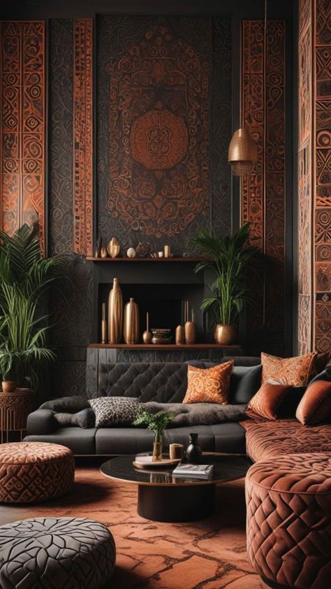 Home Decor Ideas | Interior Design Ideas | Afrohemian Decor Living Room