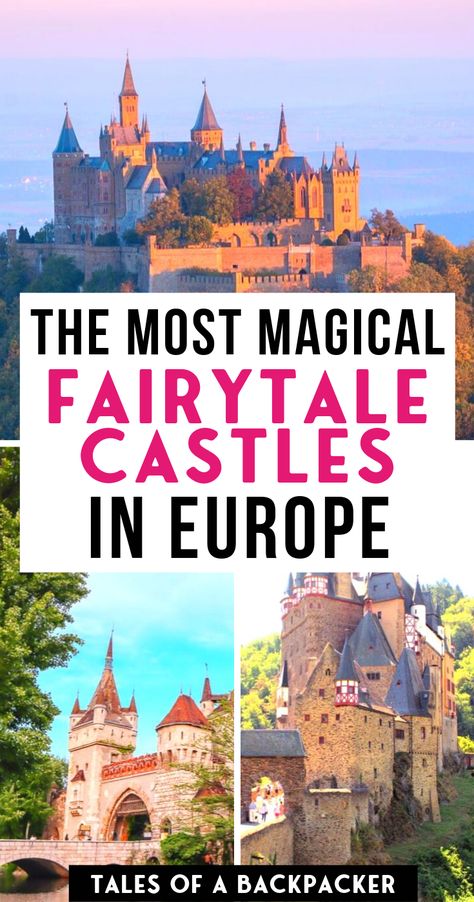 The Most magical fairytale castles In Europe: those gorgeous castles will blow your mind. I’ve brought together the ultimate list of the most beautiful fairytale castles in Europe which you can visit, or simply imagine yourself living there | Best Castles In Europe | Best Castles in Germany| Beautiful European Castles | Europe travel tips | best things to see in Europe | prettiest castles #castles #europe Backpacking Europe, Castles Europe, Travel Volunteer, Castles In Europe, Castles To Visit, European Castles, Travelling Tips, Fairytale Castle, Voyage Europe