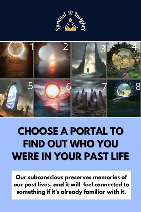 Past Life Quiz: Choose a Portal to Find Out Who You Were in Your Past Life Past Life Astrology, Life Quizzes, Past Life Memories, Liver Care, Quizzes For Fun, Past Life Regression, Miracle Prayer, The Ego, Dream Symbols