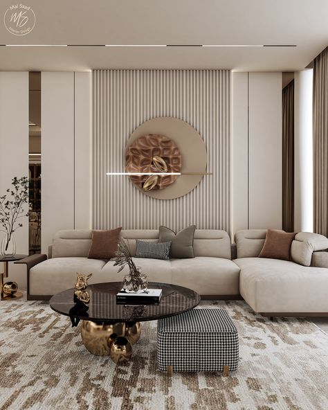 Sofa Wall Design Interiors, Small Living Room Contemporary Design, Modern Living Room Wall Design, Modern Luxury Living Room Small, Living Room Designs Contemporary Modern, Living Room Wall Panelling Design, Living Room Contemporary Luxury, Living Sofa Wall Design, Small Luxurious Living Room