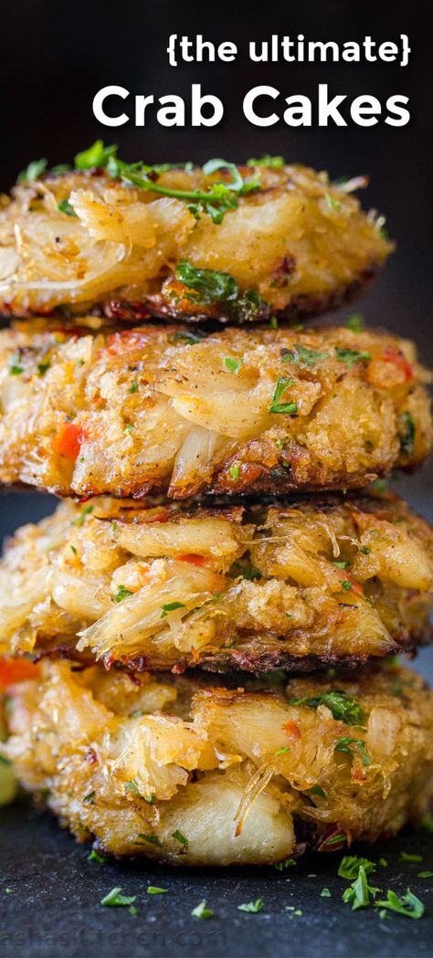 Seafood Appetizers Easy, Homemade Crab Cakes, Stuffed Vegetables, Crab Cake Recipes, Crab Dishes, Crab Cake Recipe, Crab Meat Recipes, Best Seafood Recipes, Crab Cake