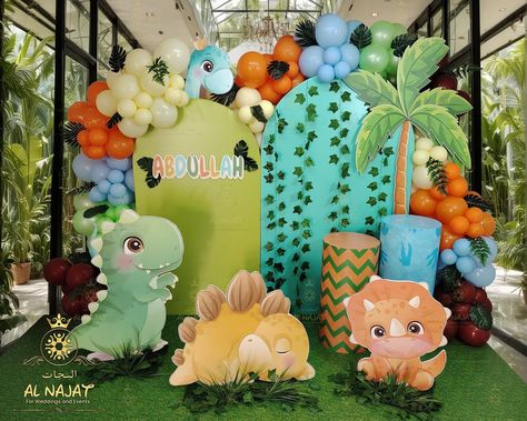 You are Rawr-some! 🦖 Dinosaur Party Set-up ✨ In Al Najat, your happiness matters. ‼️FOR INQUIRIES CONTACT HERE👇🏻 Whatsapp : +974 7700 1169 📞 : +974 7700 1169 #alnajat #party #birthday #birthdayparty #birthdaydecor #birthdaypartydecor #qatar #doha #dohaqatar #partyideas #kidsparty #kidspartyideas #partyqatar #eventdesign #event #setup #2024 #dinosaurs #dino #dinosaur #dinoparty #dinoideasforkids Dino Theme Birthday Party Decor, Dinasour Birthday Decorations, Dinosaurs Birthday Party Ideas, Dino Birthday Party Decoration, Dino Backdrop, Dinasour Birthday Ideas, Dino Theme Birthday Party, Birthday Dinosaur Theme, Dinosaur First Birthday Party