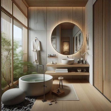 21 Zen-Inspired Modern Bathrooms Designed as Tranquil Retreats 7 Modern Bathrooms, Bathrooms, Modern Bathroom Design, Finished Basement, Daily Grind, Finishing Basement, Modern Bathroom, Basement, Bathroom Design
