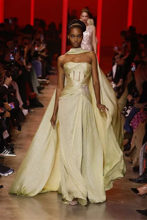 Couture, Haute Couture, Elie Saab Designer, Elie Saab Dress, Designer Dresses Elegant, Fashion Show Runway, Vintage Dress Design, Paris Fashion Week Runway, Couture Hairstyles