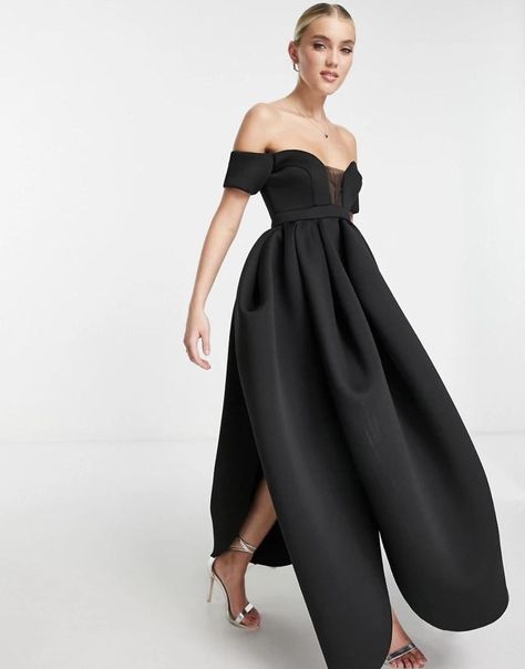 Maxi Prom Dress, Floral Prom Dresses, Black Bridesmaids, Maxi Bridesmaid Dresses, Off Shoulder Fashion, Black Bridesmaid Dresses, Maxi Dress Prom, Women's Evening Dresses, Black Evening Dresses