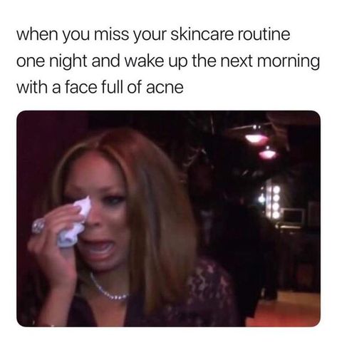 Funny memes #acne #memesdaily #sarcasm #funnycomedy #skincareroutine #facial #clearskin Humour, Girl Language, Skin Script, Random Humor, Career Inspiration, Quotes Pics, Relatable Posts, Touching Stories, Face Acne