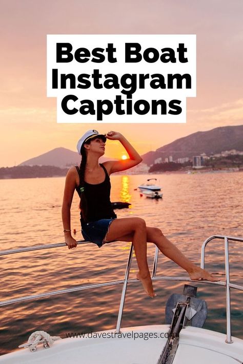 This collection of boat captions for Instagram along with selected quotes will really… float your boat! Funny Boating Meme, Whatever Floats Your Boat Quote, Caption For Boat Picture, Funny Boat Quotes Humor, Boat Ig Captions, Insta Captions For Boat Pics, Sailing Quotes Adventure, Sailing Photo Ideas, Summer Lake Instagram Captions