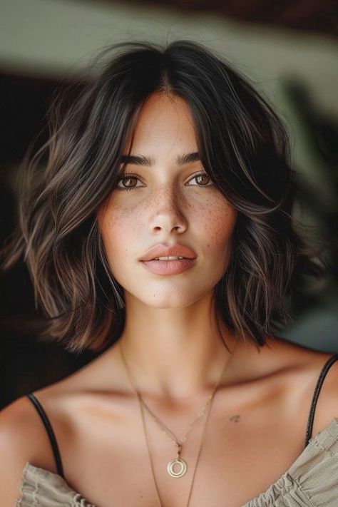 Wavy Hairstyles, Medium Length Wavy Hairstyles, French Haircut, Women's Haircuts, Spring Hair Trends, New Nail Trends, White Hair Color, Choppy Bob Hairstyles, Long Natural Hair