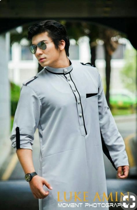 Couture, Jubah Lelaki, Muslim Men Clothing, Latest Kurta Designs, Men African Fashion, Gents Shirts, Man Dress Design, Mens Shalwar Kameez, Mens Indian Wear