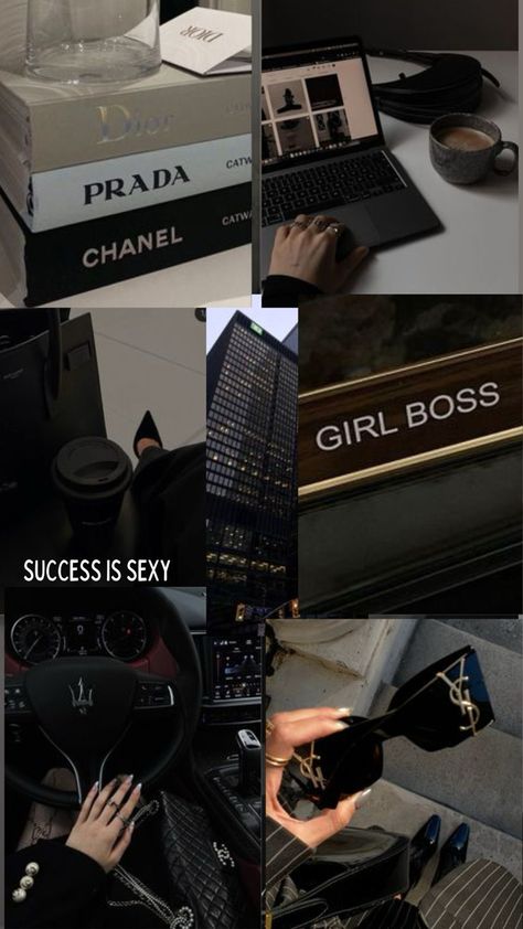 Be the vibe you want to attract Vision Board Collage, Rich Women Lifestyle, Women Ceo, Life Goals Future, Career Vision Board, Vision Board Wallpaper, Business Woman Successful, Vision Board Pictures, Dream Vision Board