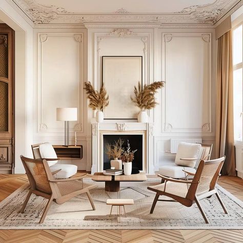french_living_room 1 Traditional French Living Room, Modern French Apartment Parisian Style, French Chic Living Room, French Living Room Ideas, Parisian Home Aesthetic, French Modern Decor, French Vintage Living Room, French Modern Home Interiors, Parisian Apartment Living Room