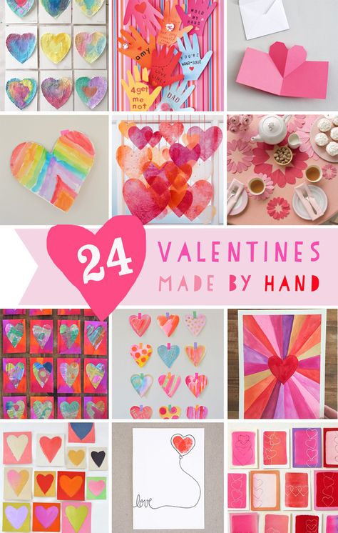 24 Homemade Valentines made by kids and grown-ups! Nothing says I LOVE YOU like homemade. Kawaii, Homemade Valentine Cards, Valentines Diy Kids, Homemade Valentines Day Cards, Kindergarten Valentines, Diy Valentines Cards, Class Valentines, Preschool Valentines, Valentine Crafts For Kids