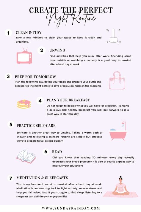 Organisation, Work Night Routine, How To Create Good Habits Daily Routines, Perfect Evening Routine, After College Routine, Night Cleaning Routine, How To Stay Productive, Evening Activities For Adults, Night And Morning Routine