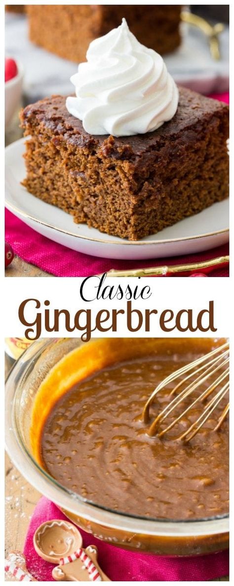 Gingerbread Desserts, Gingerbread Dessert Recipes, Gingerbread Dessert, Gingerbread Cake Recipe, Pan Sin Gluten, Gingerbread Recipe, Gingerbread Cake, Christmas Cooking, Food Cakes