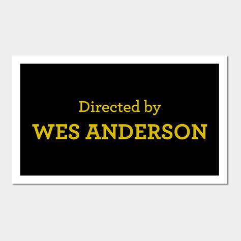 Tv Shows, Logos, Wes Anderson, Directed By Wes Anderson, Wes Anderson Poster, Wes Anderson Movies, Sticker Art, Living Decor, Print Design
