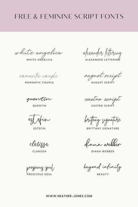 12 Free & Feminine Script Fonts Font fonts #font #fonts 6.630 Light Script Tattoo, Tattoo Fonts Women, Dainty Fonts, Number Tattoo Fonts, Mountain Project, Numbers Tattoo, Canva Aesthetic, Fonts Tattoo, Fonts Canva