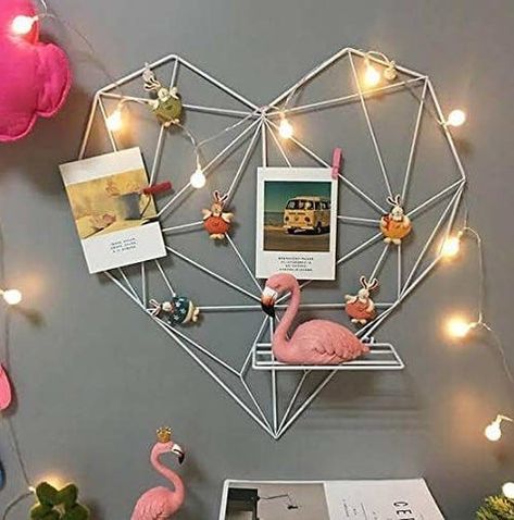 Photo Shelf, Room Deco, Photo Frame Wall, Girl Bedroom Decor, Diy Décoration, Cute Room Decor, Decor Minimalist, Décor Diy, Diy Home Crafts