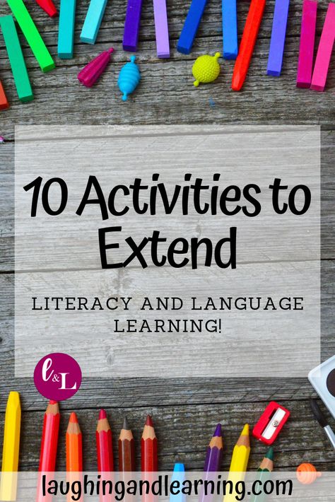 10 Activities To Extend Literacy & Language Learning!  Literacy and language development sould be a key factor in learning.  Here are 10 fun and engaging literacy and language activities with ABC cards. #literacyactivities #languageactivities Preschool Literacy Activity, Fun Language Activities, Language Activities For School Age, Toddler Literacy Activities, Kindergarten Art Activities, Language Development Activities, Whole Brain Child, School Guide, Child Plan