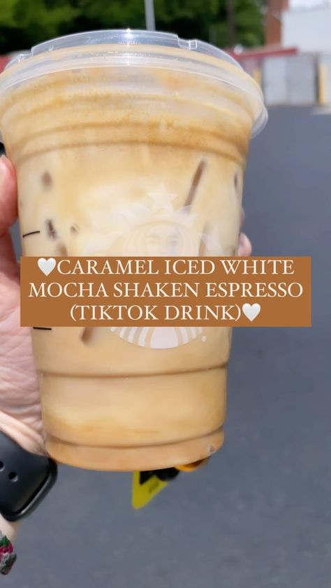 Iced Expresso Starbucks, Starbucks Recipes Shaken Espresso, Starbucks Shaken Espresso Drinks To Try, Vanilla Shaken Espresso Starbucks, Best Coffee From Starbucks, Shaken Espresso Starbucks Recipe, Starbucks Iced Shaken Espresso Drinks, Starbucks Drinks To Try Espresso, Hot White Mocha Starbucks