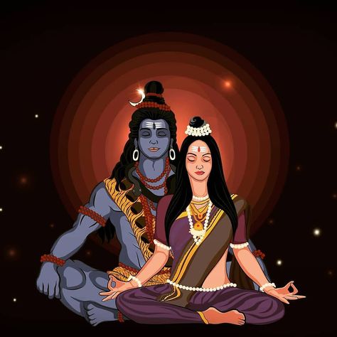 Lord Shiv, Photoshop Portrait, Funny Happy Birthday Song, Shiv Parvati, Mahadev Hd Wallpaper, Portrait Graphic, Shiv Shakti, Shiva Parvati, Shiva Parvati Images