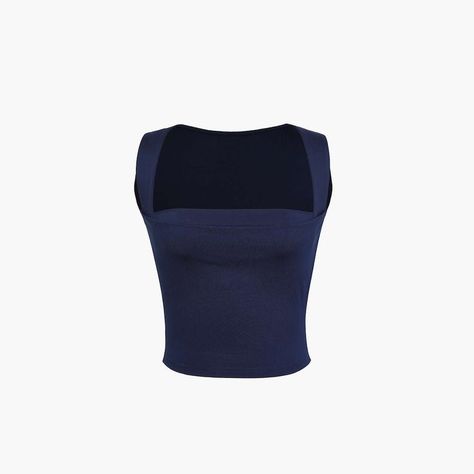 Details Occasion Casual Category Tops Composition 95% Polyester, 5% Spandex Sheer Not Sheer Color Khaki, Blue, Green Size & Fit Measured in sizeS Length: 15.6"
Bust:26.0" Fit: Slim Fit Stretch:Mid Stretch. Women tops, outfit inspo, aesthetic, basic. Navy Blue Tops, Dark Blue Top, Navy Blue Tank Top, Navy Blue Top, Stockholm Fashion, Creation Couture, Mode Inspo, Basic Tops, Blue Top