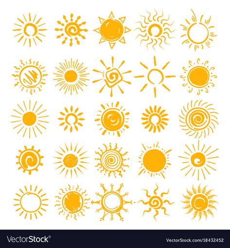 Icons Doodle, Sun Doodles, Gym Tattoo, Tattoo Sonne, Leo Tattoo, Sun Drawing, Cartoon Sun, Arte Doodle, Virgo Tattoo