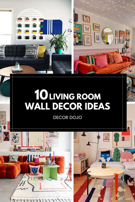 Elevate your living room walls with these inspiring wall decor ideas. Discover trending gallery walls, statement art pieces, and eye-catching wall murals. Explore creative shelving displays, modern wall paneling, and unique ways to incorporate mirrors. Get inspired by boho macramé hangings, chic metallic accents, and rustic wooden wall decor. Transform blank walls into stunning focal points with these stylish living room wall decor ideas that showcase your personality and design aesthetic. Living Room Accent Wall Art, How To Decorate Your Living Room Walls, Gallery Wall Ideas Maximalist, Creative Walls Ideas, Filling Wall Space In Living Room, Long Wall Decorating Ideas Living Room, Filling Wall Space, Creative Shelving, Maximalist Gallery Wall