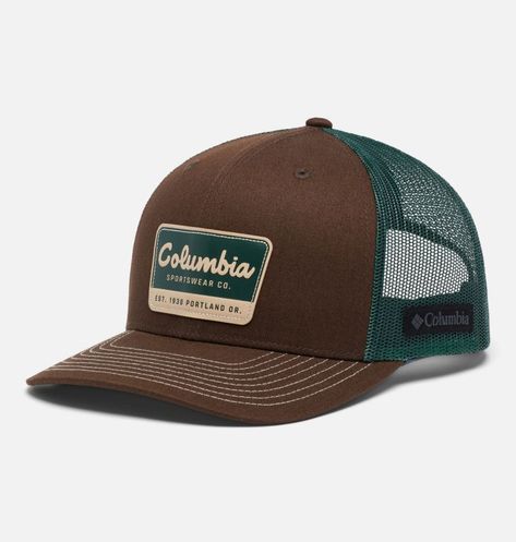Unisex Brown This Mesh-Backed Hat Is Ultra-Breathable And Features An Adjustable Back Closure. Hats For Men Trendy, Guys Hats, Isuzu Motors, Men Caps, Modern Hat, Country Hats, Cap Designs, Cap Fashion, Hat Ideas