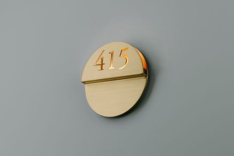 Plateau Round Sconce - Boyd Lighting Hotel Wayfinding, Modern Bra, Signage Light, Room Signage, Hotel Signage, Hotel Light, Office Signage, Wayfinding Signs, Circular Lighting